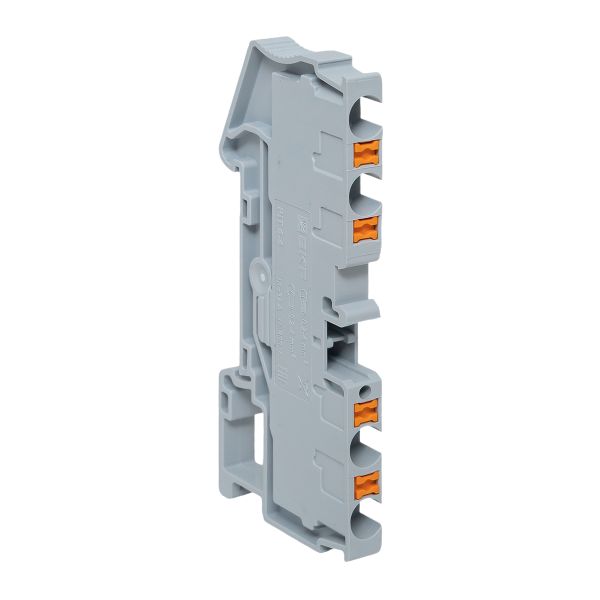 Клеммная колодка пружинная 4 Push-in 4 вывода серая PIT-4-4  фото | Capital Power - инженерные системы