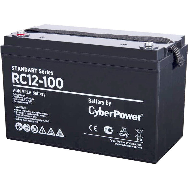 Аккумуляторная батарея CyberPower RC 12-100 RC 12-100  фото | Capital Power - инженерные системы