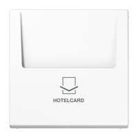 Накладка карточного выключателя Jung LS серия "HOTELCARD" LS590CARDWW LS590CARDWW  фото | Capital Power - инженерные системы