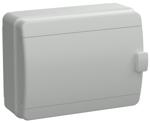 TEKFOR Корпус пластиковый КМПн-18 IP65 серая непрозрачная дверь IEK TF5-KP73-N-18-65-K03-K03  фото | Capital Power - инженерные системы