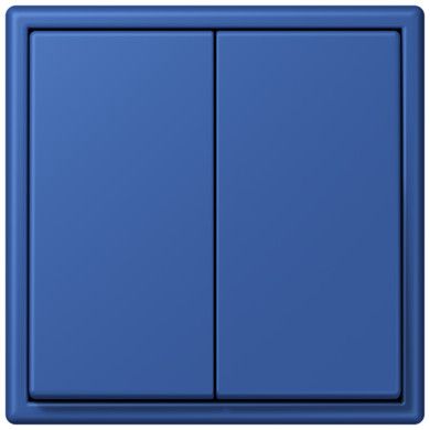 Клавиша Jung Les Couleurs® Le Corbusier bleu outremer 59 для двухклавишного выключателя LC9954320K LC9954320K  фото | Capital Power - инженерные системы
