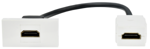 PRIMER РКМ-10-00-П Розетка HDMI M/M (1 модуль) белая IEK PR-KK40D-RH-0-1-K01  фото | Capital Power - инженерные системы