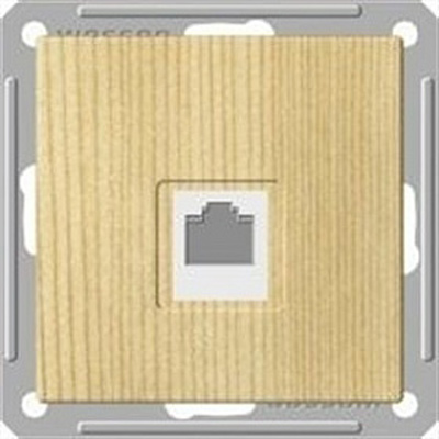 Розетка компьютерная Systeme Electric серии W59 RJ45 кат.5Е, механизм, СОСНА RSI-152K5E-7-86  фото | Capital Power - инженерные системы