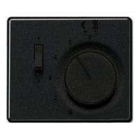Накладка Jung SL 500 Черный регулятора теплого пола(мех.FTR231U) SLFTR231PLSW