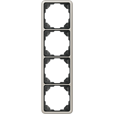 Рамка Jung CD 500 Платина 4 поста CD584PT CD584PT  фото | Capital Power - инженерные системы