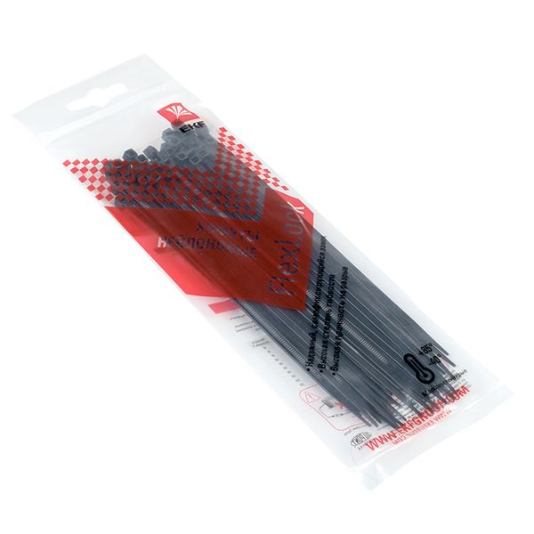 Хомут P6,6 стандартный (ч), 2,5x150 (50шт) FlexLock PROxima PLC-FL-CTSB-2.5X150-R  фото | Capital Power - инженерные системы