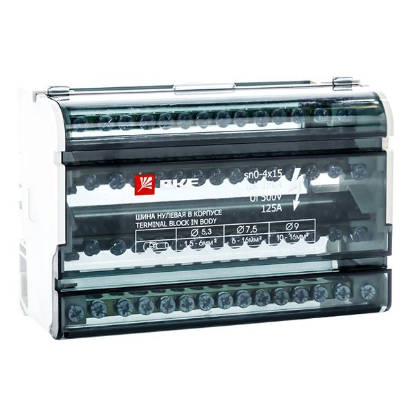 Шина нулевая в корпусе (4х15) EKF PROxima SN0-4X15  фото | Capital Power - инженерные системы