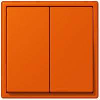 Клавиша Jung Les Couleurs® Le Corbusier orange vif для двухклавишного выключателя LC9954320S