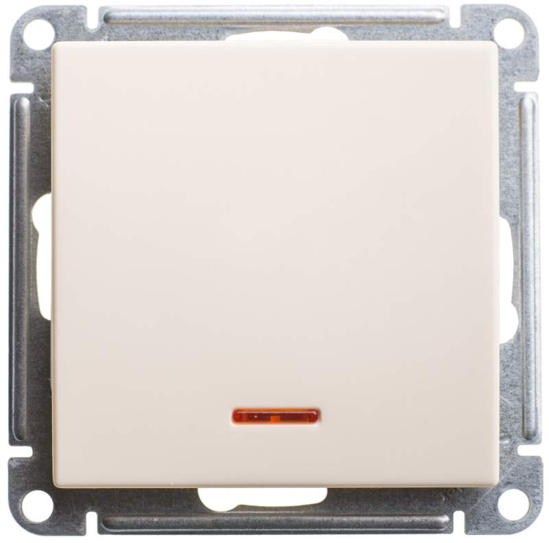Переключатель Systeme Electric серии W59 с подсв. 10АХ, механизм, СЛОНОВАЯ КОСТЬ VS610-157-2-86  фото | Capital Power - инженерные системы