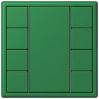 Кнопочный модуль КNX Jung Les Couleurs® Le Corbusier vert fonce F 50 с четырьмя парами кнопок LC504TSA32050