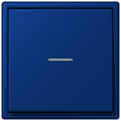 Клавиша Jung Les Couleurs® Le Corbusier bleu outremer fonce для выключателя/кнопки с окошком для подсветки LC990KO54320T LC990KO54320T  фото | Capital Power - инженерные системы