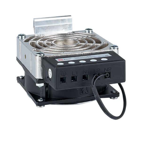 Обогреватель на DIN-рейку с вентилятором 100Вт 230В IP20 Quadro EKF PROxima HEATER-VENT-Q-100-20  фото | Capital Power - инженерные системы