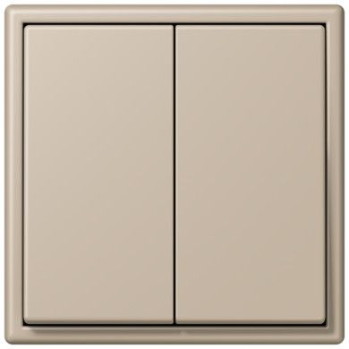 Клавиша Jung Les Couleurs® Le Corbusier ombre naturelle claire для двухклавишного выключателя LC99532142 LC99532142  фото | Capital Power - инженерные системы