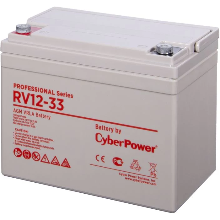 Аккумуляторная батарея CyberPower RV 12-33 RV 12-33  фото | Capital Power - инженерные системы
