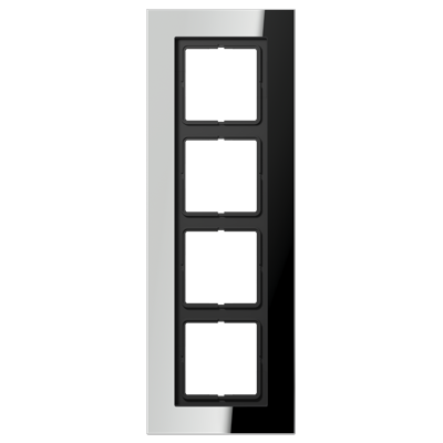 Рамка Jung LS Plus Хром 4 поста LSP984GCR LSP984GCR  фото | Capital Power - инженерные системы