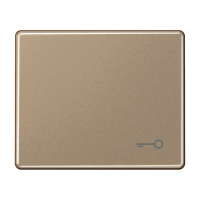 Клавиша Jung SL 500 Бронза 1-я с символом "КЛЮЧ" SL590TGB