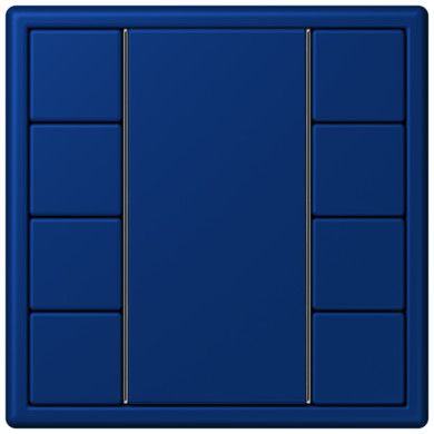 Кнопочный модуль КNX Jung Les Couleurs® Le Corbusier bleu outremer fonce F 50 с четырьмя парами кнопок LC504TSA4320T LC504TSA4320T  фото | Capital Power - инженерные системы