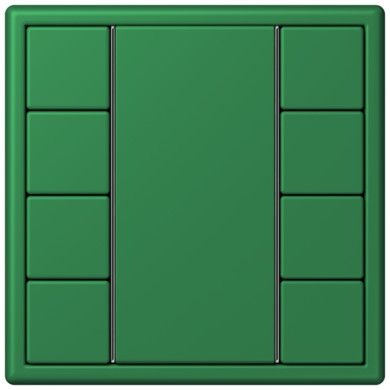 Кнопочный модуль КNX Jung Les Couleurs® Le Corbusier vert fonce F 50 с четырьмя парами кнопок LC504TSA32050 LC504TSA32050  фото | Capital Power - инженерные системы