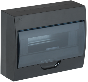 KREPTA 3 Корпус пластиковый ЩРН-П-12 IP41 черный IEK MKP12-N-12-41-K02  фото | Capital Power - инженерные системы