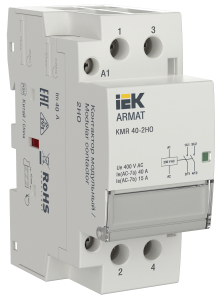 ARMAT Контактор модульный KMR 40А 230В AC 2НО IEK AR-KMR10-040-20-230  фото | Capital Power - инженерные системы