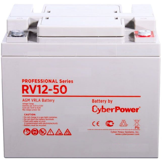 Аккумуляторная батарея CyberPower RV 12-50 RV 12-50  фото | Capital Power - инженерные системы