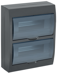 KREPTA 3 Корпус пластиковый ЩРН-П-24 IP41 черный IEK MKP12-N-24-41-K02  фото | Capital Power - инженерные системы