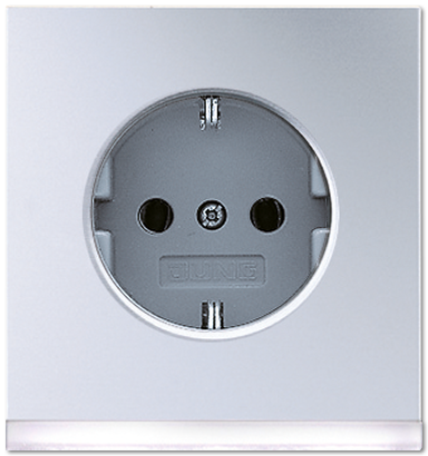 Розетка Jung LS серия SCHUKO с подсветкой LED AL2520-OLEDW AL2520-OLEDW  фото | Capital Power - инженерные системы