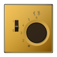 Регулятор теплого пола Jung LS серия Золото 10А FTRLS231GGO FTRLS231GGO  фото | Capital Power - инженерные системы