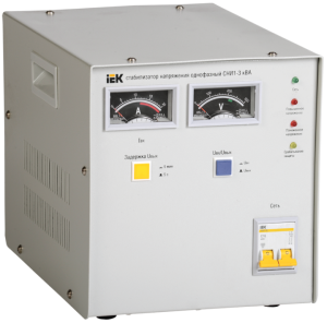Стабилизатор напряжения СНИ1-3 кВА однофазный IEK IVS10-1-03000  фото | Capital Power - инженерные системы