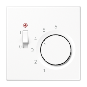 Термостат комнатный Jung LS серия Белый 10(4)А TRLS231WW TRLS231WW  фото | Capital Power - инженерные системы