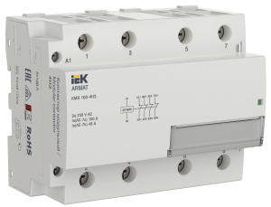 ARMAT Контактор модульный KMR 100А 24В AC/DC 4НЗ IEK AR-KMR20-100-04-024  фото | Capital Power - инженерные системы