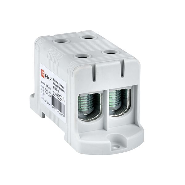 Клемма силовая вводная двойная КСВ 16-95 серая EKF PROxima PLC-KVS2-16-95-GREY  фото | Capital Power - инженерные системы