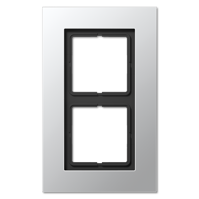 Рамка Jung LS Plus Алюминий 2 поста LSP982AL LSP982AL  фото | Capital Power - инженерные системы