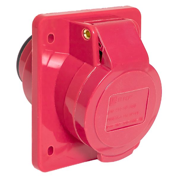 Розетка стационарная внутренняя 414 3Р+РЕ 16А 380В IP44 EKF PS-414-16-380  фото | Capital Power - инженерные системы