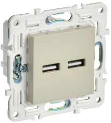 Розетка USB A+A 3,1А SK-R15B бежевый IEK серии SKANDY SK-U21-D31-K10  фото | Capital Power - инженерные системы