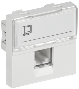 PRIMER РКИ-20-00-П-6 Розетка компьютерная RJ45 UTP кат.6 (2 модуля) белая IEK PR-KK40D-RI-0-2-1C06U-K01  фото | Capital Power - инженерные системы