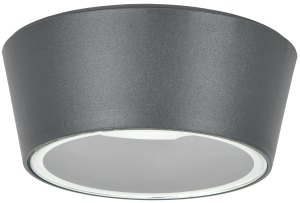 LIGHTING Светильник уличный 5104 потолочный под лампу GX53 IP65 серый IEK LT-UPU0-5104-GX53-1-K03  фото | Capital Power - инженерные системы