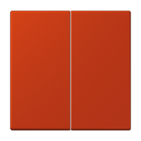 Клавиша Jung Les Couleurs® Le Corbusier rouge vermillon 59 для двухклавишного выключателя LC9954320A