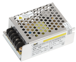 Драйвер LED ИПСН-PRO 25Вт 12 В блок - клеммы IP20 IEK LSP1-025-12-20-33-PRO  фото | Capital Power - инженерные системы
