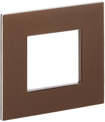 Рамка 1-местная SK-F31Br металл шоколад IEK серии SKANDY SK-M12-M-K30  фото | Capital Power - инженерные системы