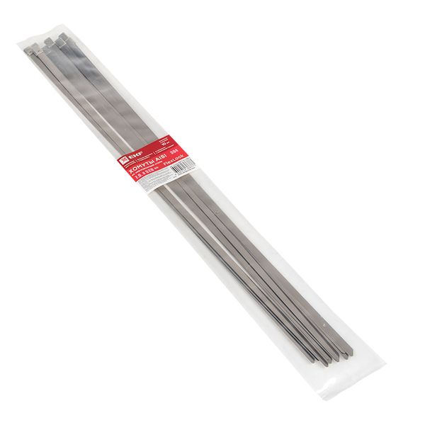 Хомут AISI 304 из нержавеющей стали, 7,9x520 (10 шт,) FlexLock PROxima PLC-FL-TSS-304-7.9X520-R  фото | Capital Power - инженерные системы
