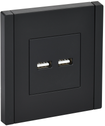 Розетка USB A+A 3,1А FP149 черный IEK серии FORTE&PIANO FP-U21-D31-K02  фото | Capital Power - инженерные системы