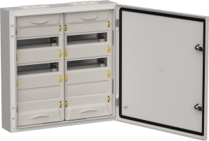 TITAN 5 Корпус металлический ЩРн-72 (2х36) 585х570х140мм IP54 серый (одна дверь) IEK TI5-50-N-2X036-54-7035  фото | Capital Power - инженерные системы