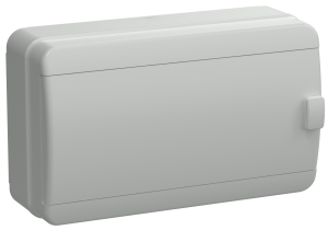 TEKFOR Корпус пластиковый КМПн-12 IP65 серая непрозрачная дверь IEK TF5-KP73-N-12-65-K03-K03  фото | Capital Power - инженерные системы