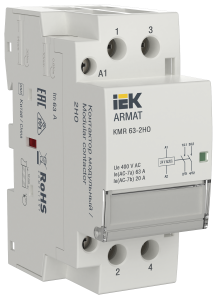 ARMAT Контактор модульный KMR 63А 24В AC/DC 2НО IEK AR-KMR20-063-20-024  фото | Capital Power - инженерные системы