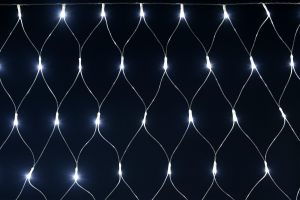 LIGHTING Гирлянда сеть 1,5х1,5м 160 светодиодов белый свет IP20 прозрачный шнур 3м 230В контроллер 8 сцен IEK LGDB410-2-160-L1-T-S-44  фото | Capital Power - инженерные системы
