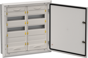TITAN 5 Корпус металлический ЩРв-72 (2х36) 630х625х130мм IP31 серый (одна дверь) IEK TI5-50-V-2X036-31-7035  фото | Capital Power - инженерные системы