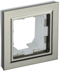 Рамка 1-местная IP44 РУ-1-БрШ-44 шампань IEK серии BRITE BR-M12-44-K37  фото | Capital Power - инженерные системы