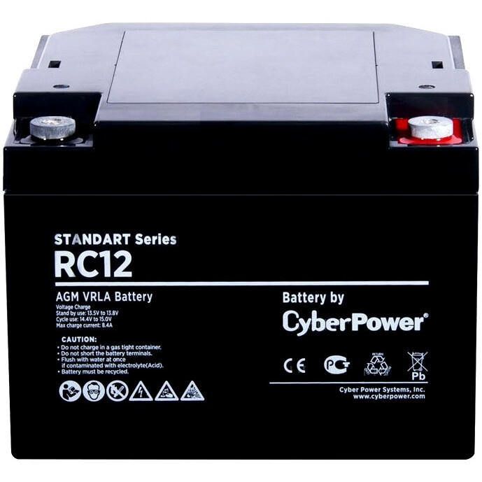 Аккумуляторная батарея CyberPower RC 12-75 RC 12-75  фото | Capital Power - инженерные системы