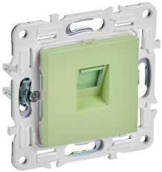 Розетка компьютерная RJ45 кат.6 SK-K02G мятный IEK серии SKANDY SK-K10-2-K06  фото | Capital Power - инженерные системы
